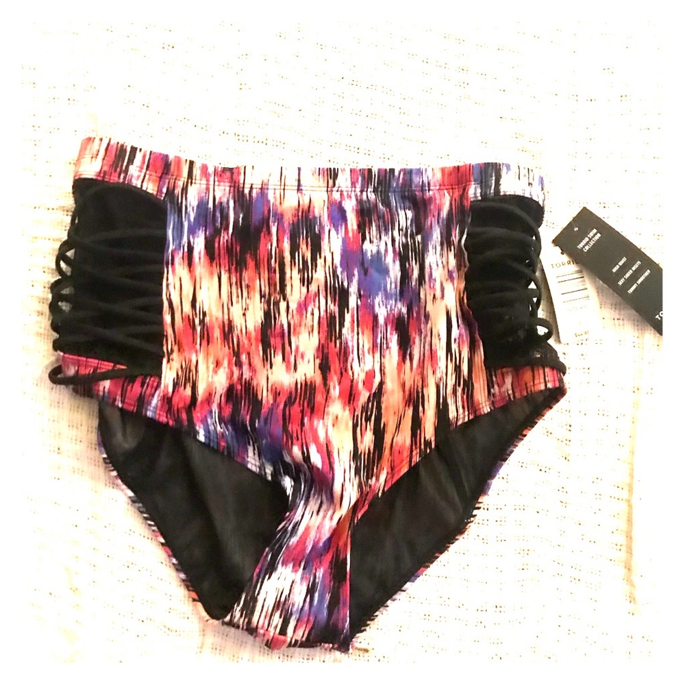 Torrid size 00/ 12 high waist bikini bottoms!